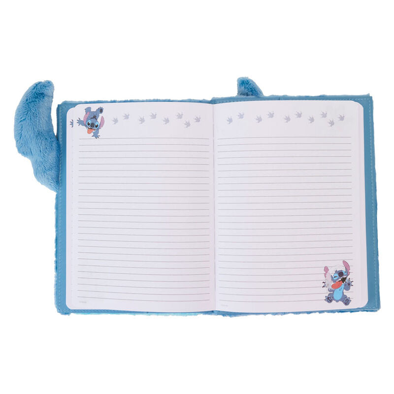 Loungefly Disney Stitch Plush Journal - Ginga Toys