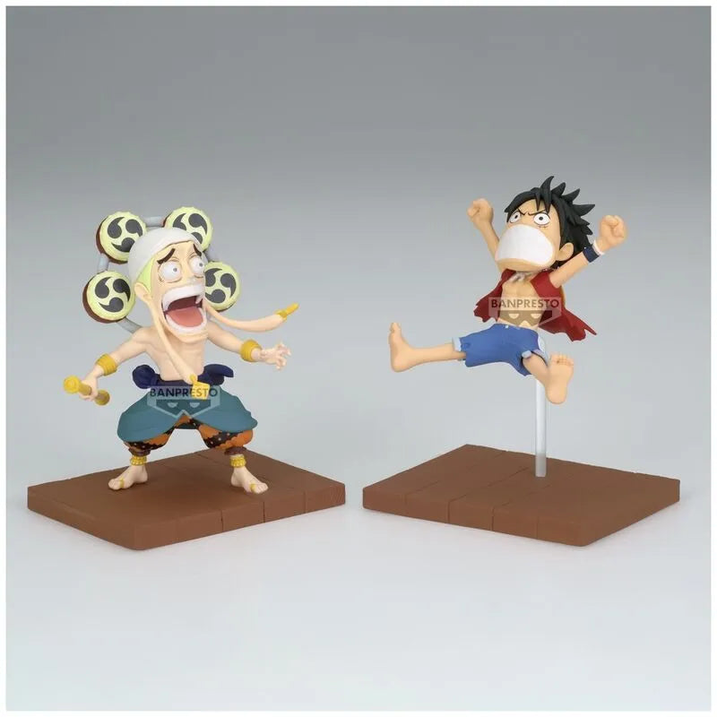 One Piece World Collectable Figure Log Stories Monkey D. Luffy & Enel