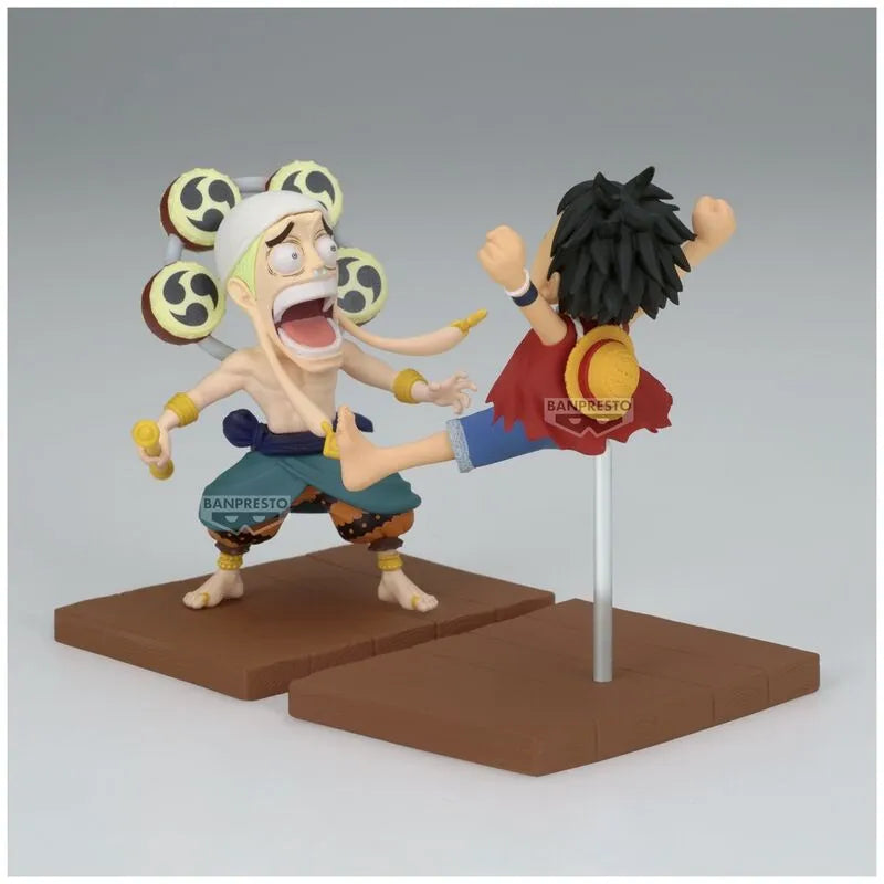 One Piece World Collectable Figure Log Stories Monkey D. Luffy & Enel