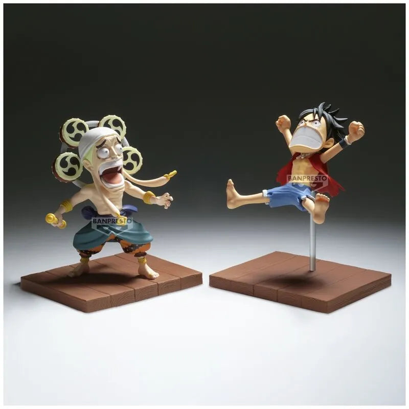 One Piece World Collectable Figure Log Stories Monkey D. Luffy & Enel