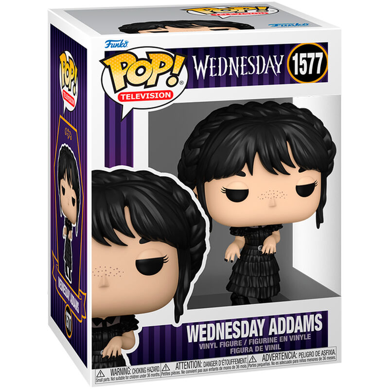 Funko Pop! TV: Wednesday - Wednesday Addams (Rave'n Dance) Vinyl Figure #1577 - Ginga Toys