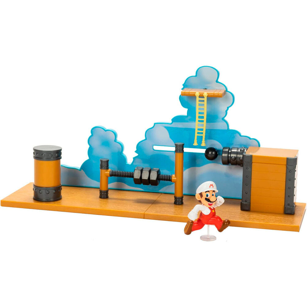 World of Nintendo Super Mario Airship Deck Playset - Ginga Toys