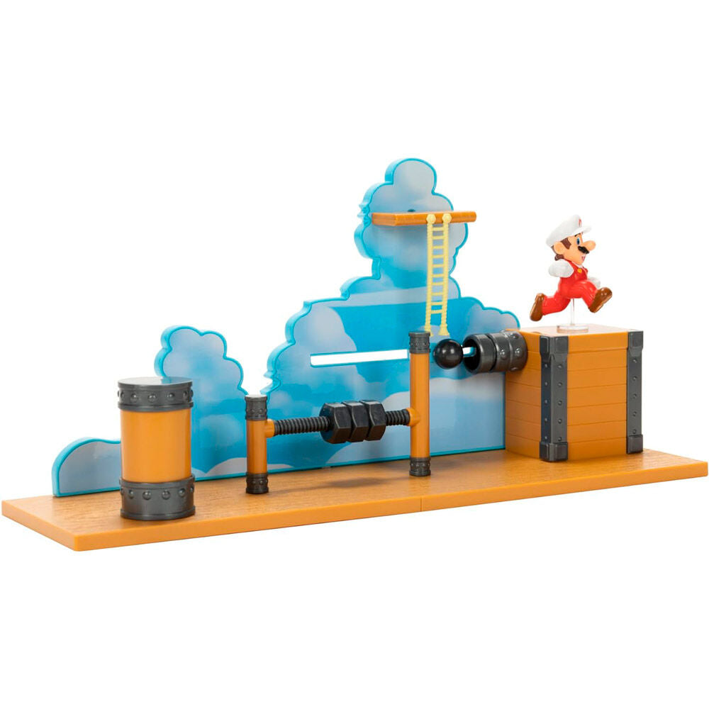 World of Nintendo Super Mario Airship Deck Playset - Ginga Toys