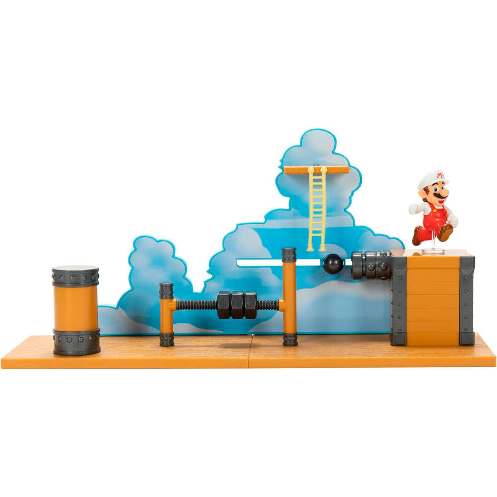 World of Nintendo Super Mario Airship Deck Playset - Ginga Toys