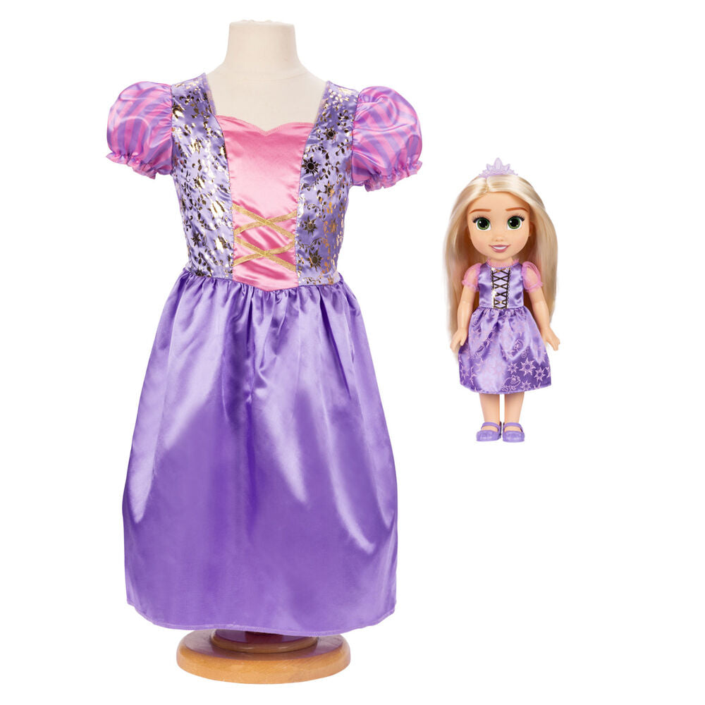 JAKKS Pacific Disney Tangled Rapunzel Doll 38cm and Dress Costume Gift Set - Ginga Toys