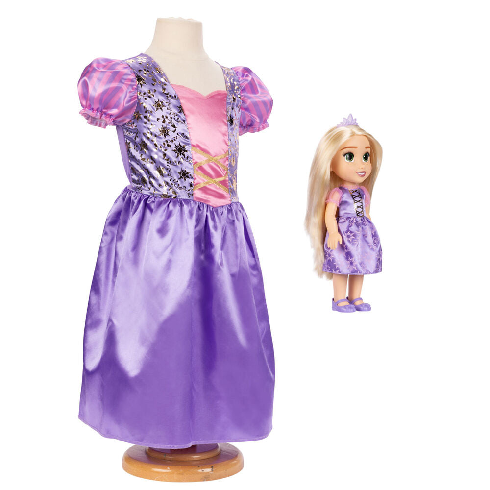 JAKKS Pacific Disney Tangled Rapunzel Doll 38cm and Dress Costume Gift Set - Ginga Toys
