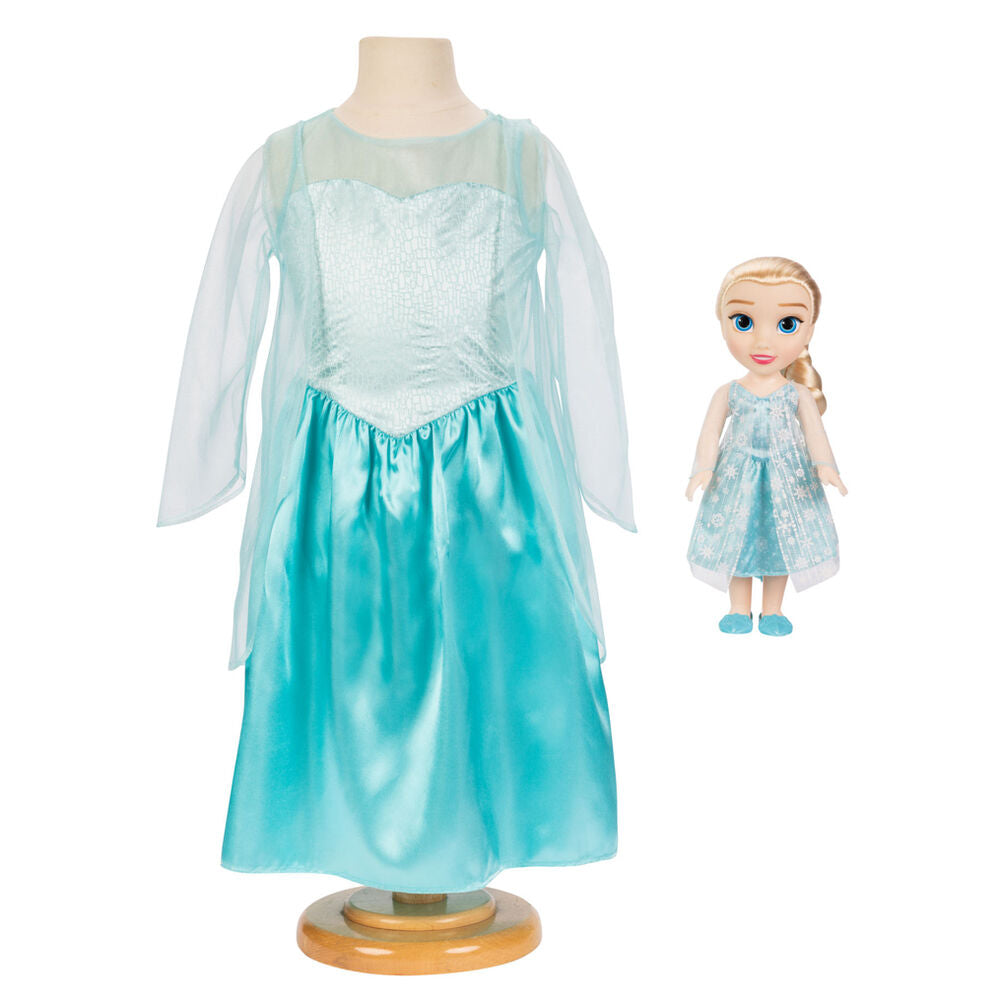 JAKKS Pacific Disney Frozen 2 Elsa Doll 38cm and Dress Costume Gift Set - Ginga Toys