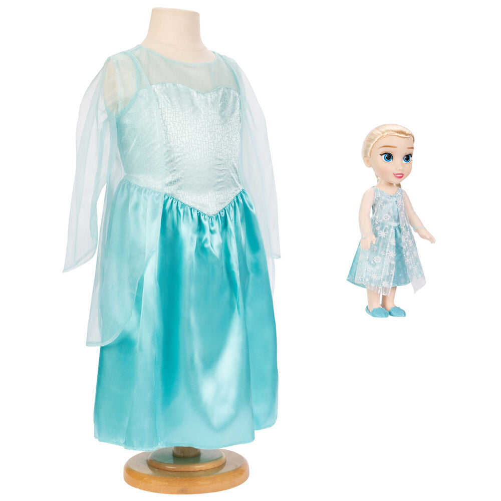 JAKKS Pacific Disney Frozen 2 Elsa Doll 38cm and Dress Costume Gift Set - Ginga Toys