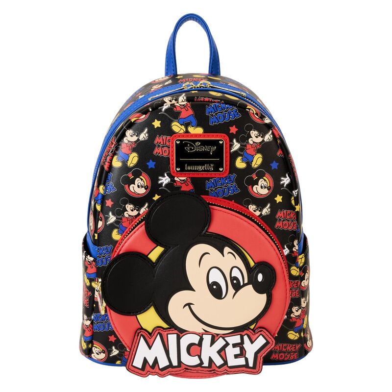 Loungefly Disney Mickey Mouse Classic All-Over Print Mini Backpack - Ginga Toys
