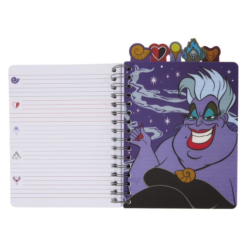 Loungefly Disney Villains Tab Journal - Ginga Toys