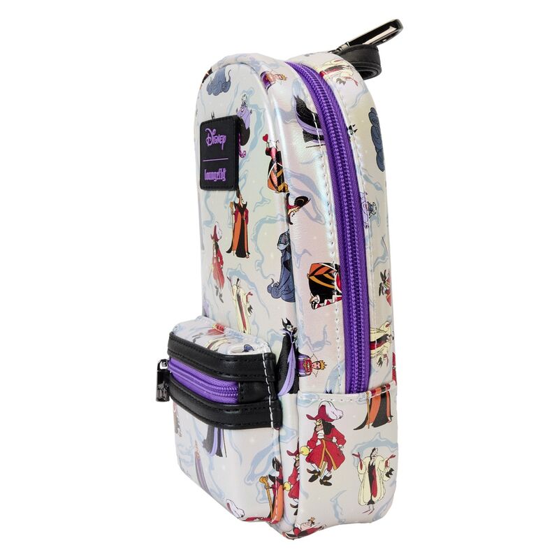Loungefly Disney Villains Iridescent Pencil Case - Ginga Toys