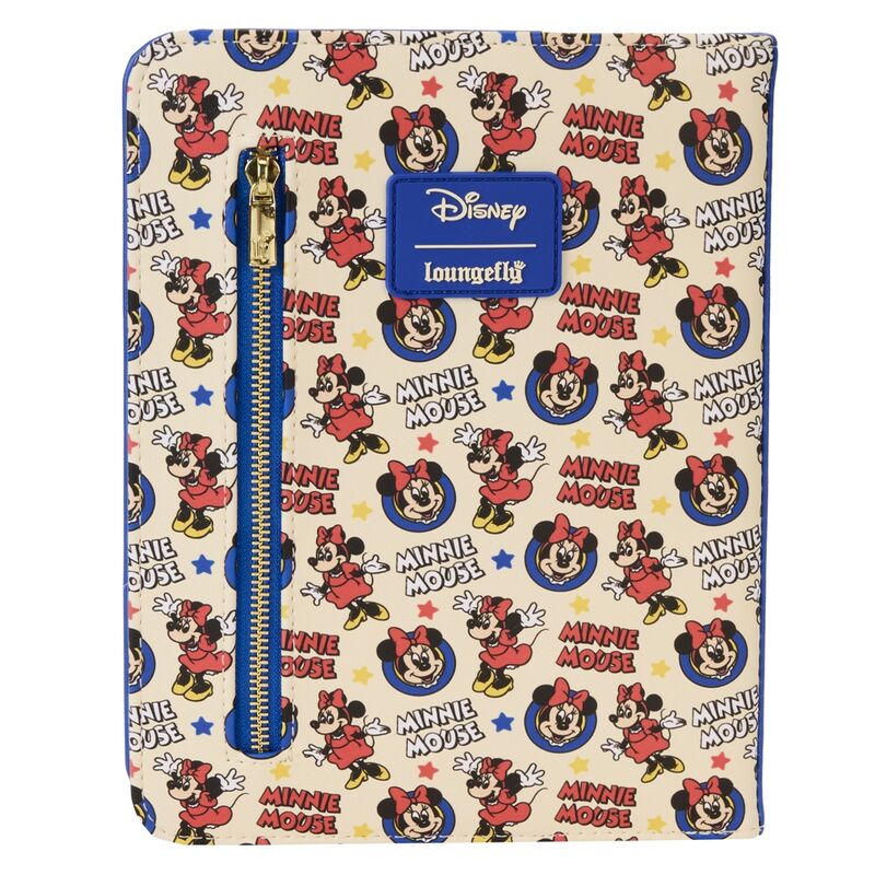 Loungefly Disney Minnie Mouse Classic All-Over Print Refillable Stationery Journal