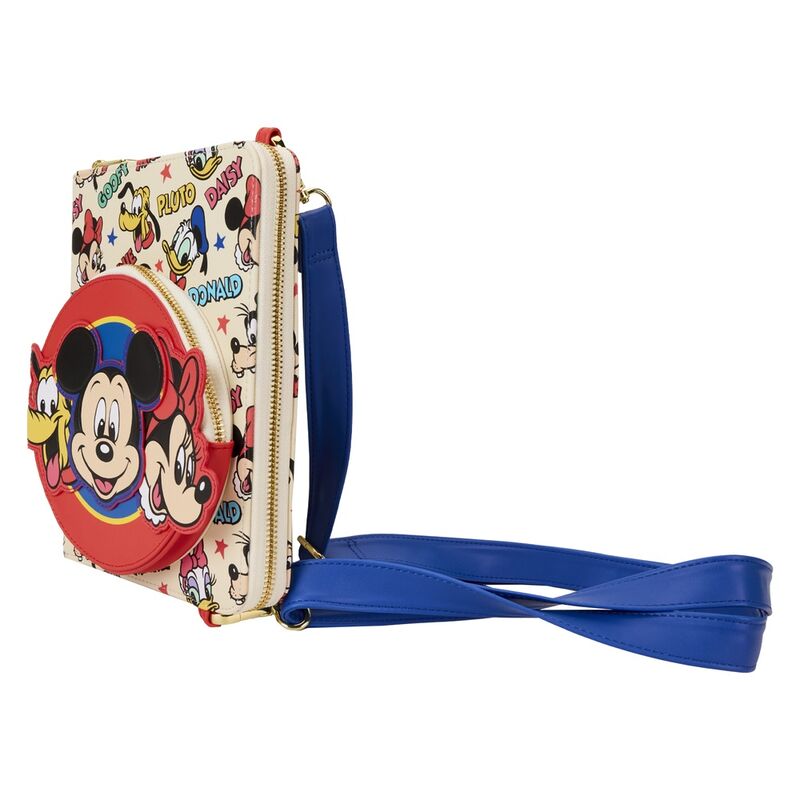Loungefly Disney Classic Mickey Mouse and Friends Crossbody Journal - Ginga Toys