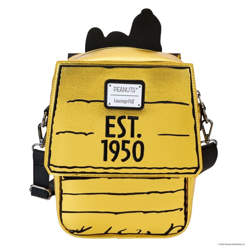 Loungefly Peanuts 75th Anniversary Snoopy Doghouse Crossbody Bag - Ginga Toys