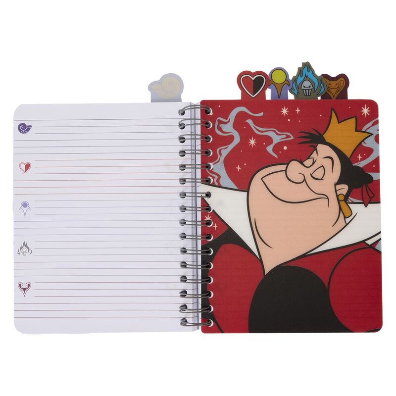 Loungefly Disney Villains Tab Journal - Ginga Toys