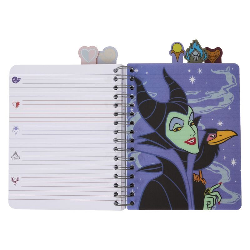Loungefly Disney Villains Tab Journal - Ginga Toys