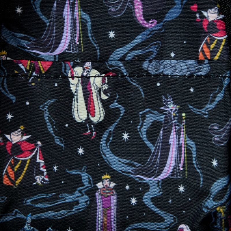 Loungefly Disney Villains Iridescent Pencil Case - Ginga Toys
