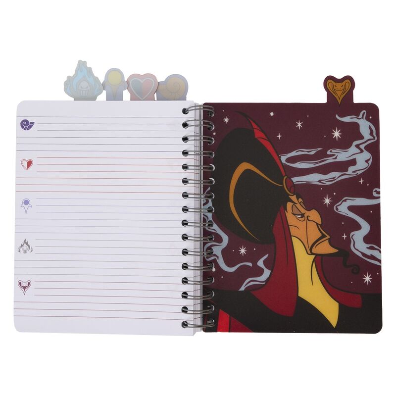 Loungefly Disney Villains Tab Journal - Ginga Toys