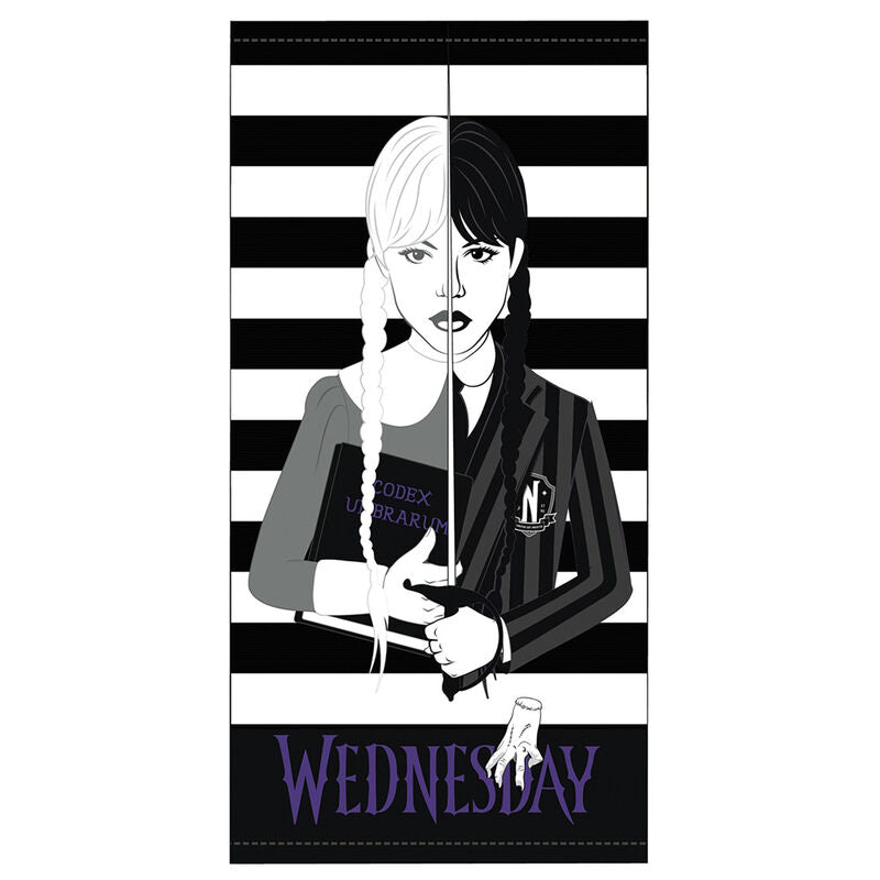 Netflix TV Wednesday Microfibre Beach Towel - Ginga Toys