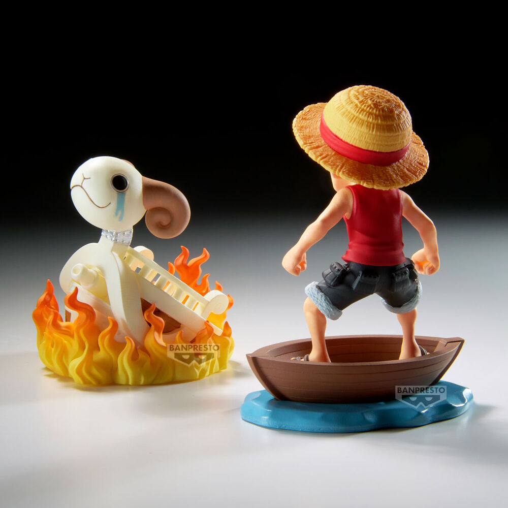 One Piece World Collectable Figure Log Stories Monkey D. Luffy & Going Merry