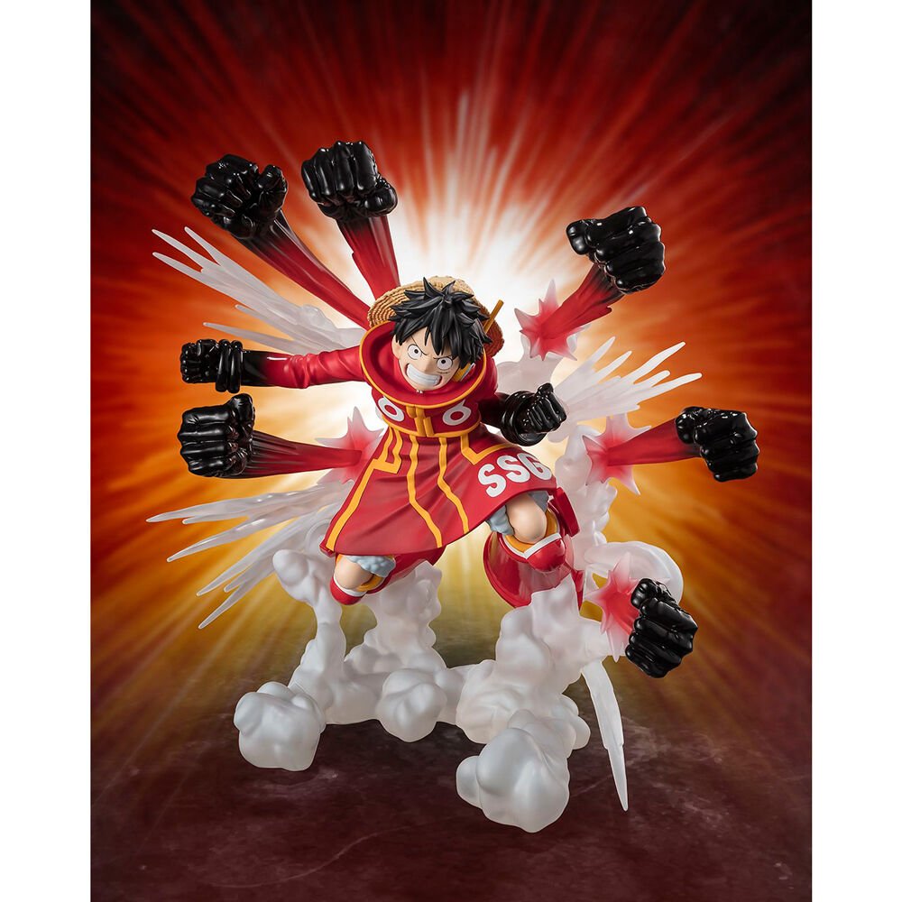 One Piece FiguartsZERO Extra Battle Monkey D. Luffy (Gum Gum Hawk Gatling) Figure - Ginga Toys