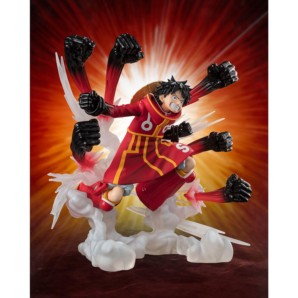 One Piece FiguartsZERO Extra Battle Monkey D. Luffy (Gum Gum Hawk Gatling) Figure - Ginga Toys