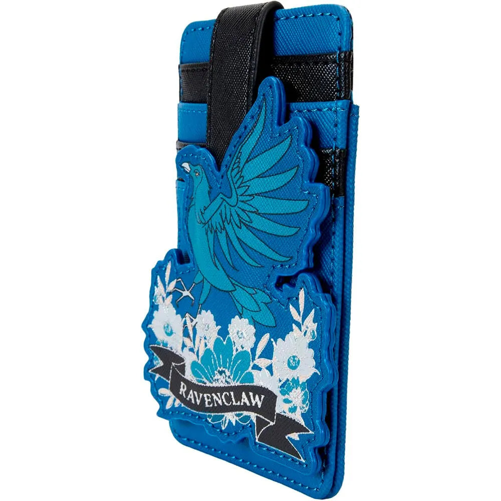 Loungefly Harry Potter Ravenclaw House Floral Tattoo Card Holder