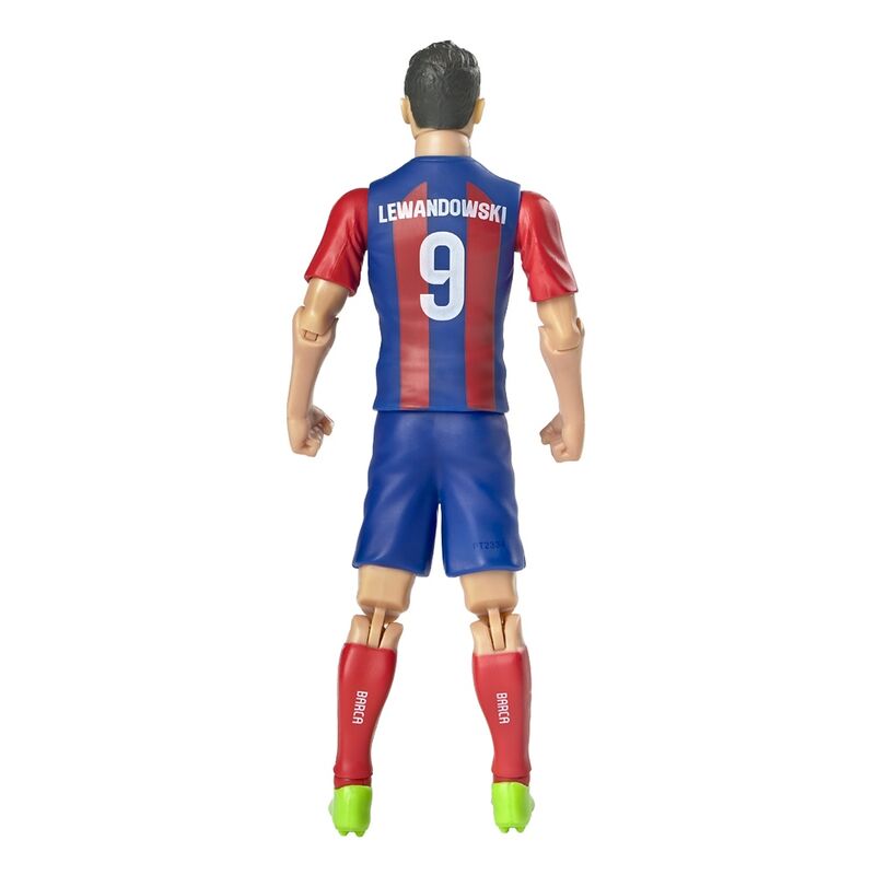 Football Barcelona FC Robert Lewandowki Action Figure 20cm - Ginga Toys