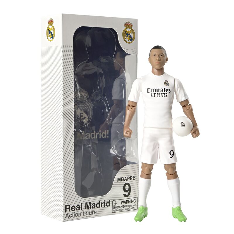 Football Real Madrid FC Kylian Mbappe Action Figure 20cm - Ginga Toys