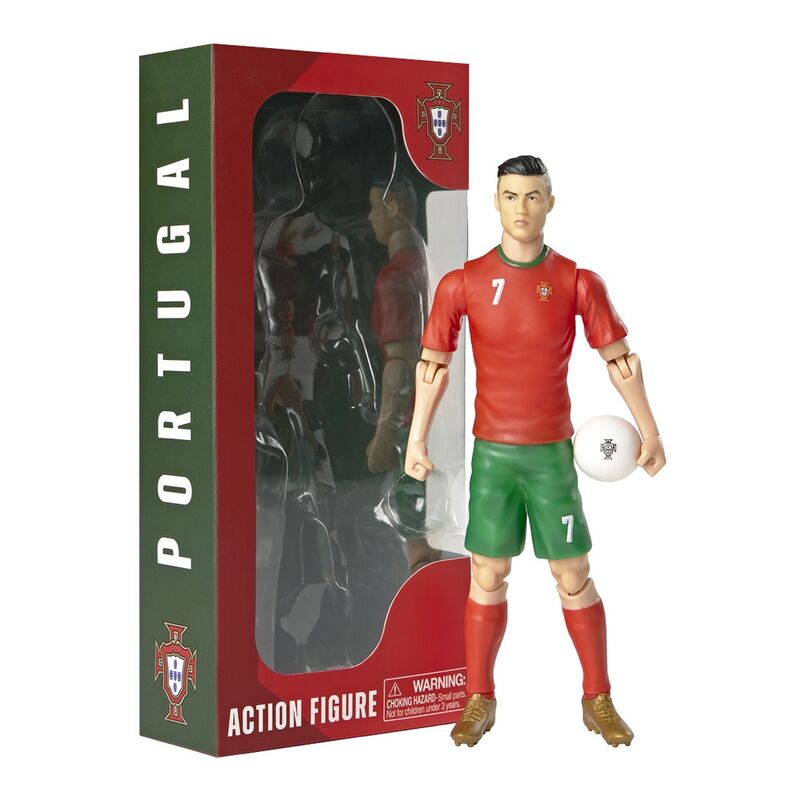 Football Portugal Cristiano Ronaldo Action Figure 20cm - Ginga Toys
