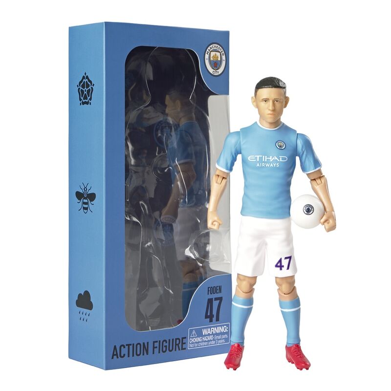 Football Manchester City FC #47 Phil Foden Action Figure 20cm - Ginga Toys