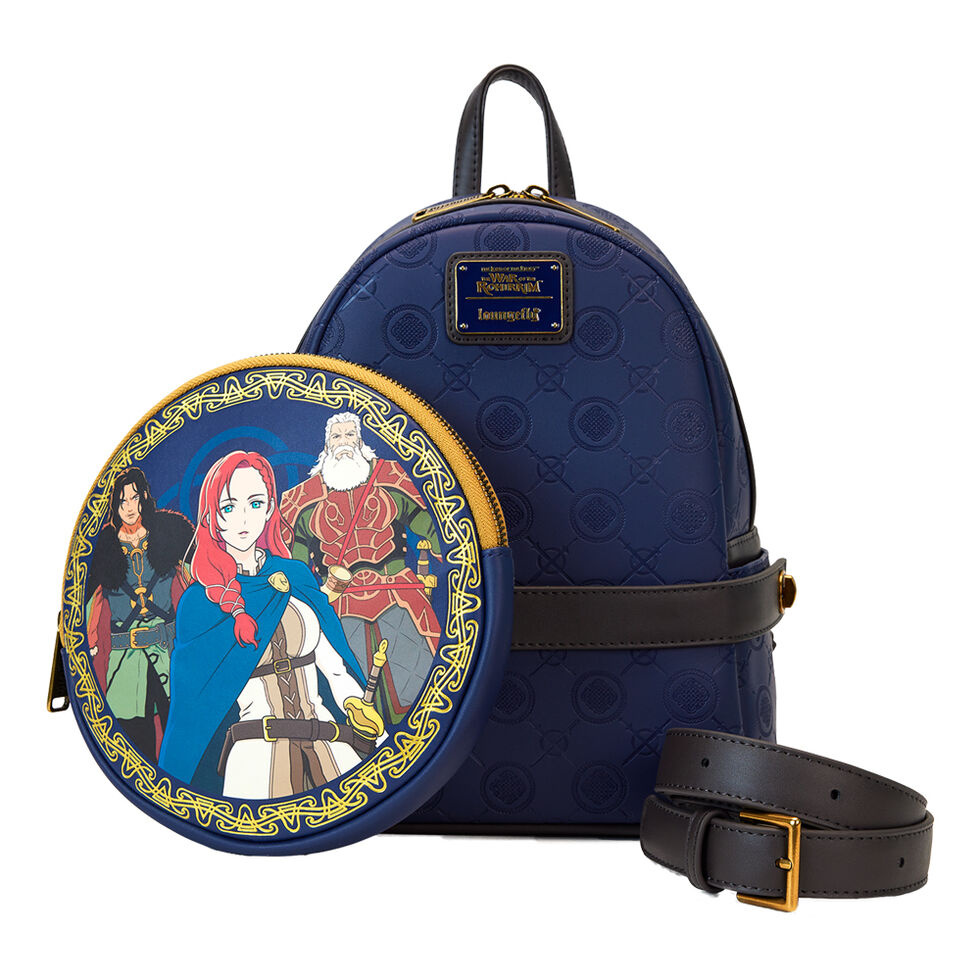 Loungefly The Lord Of The Rings: The War Of The Rohirrim Mini Backpack With Belt Bag - Ginga Toys
