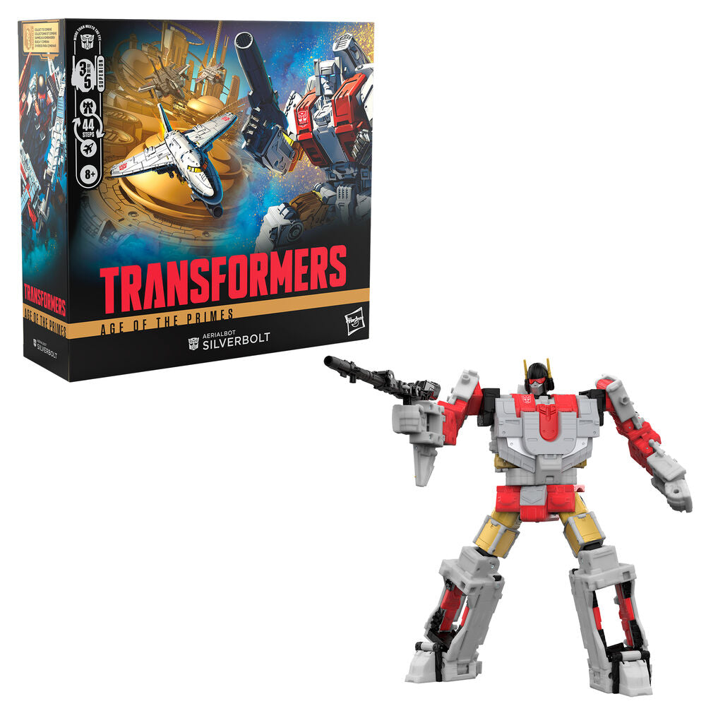 Transformers: Age of the Primes Commander Class Aerialbot Silverbolt Action Figure - Ginga Toys