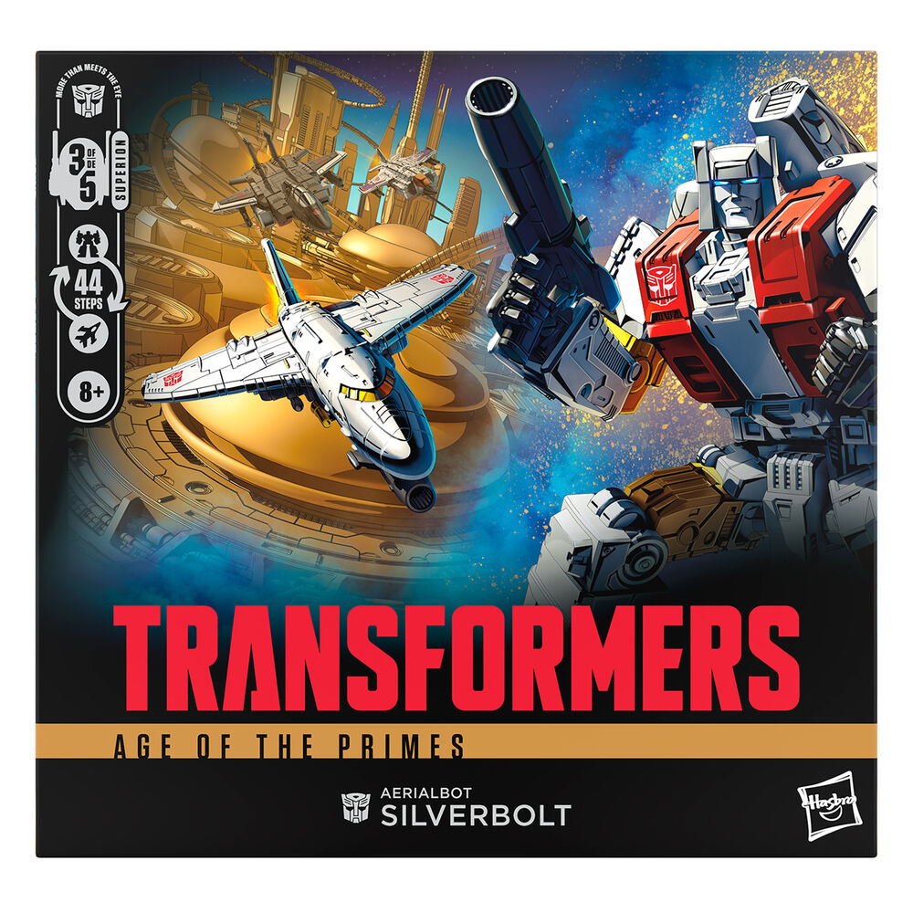 Transformers: Age of the Primes Commander Class Aerialbot Silverbolt Action Figure - Ginga Toys