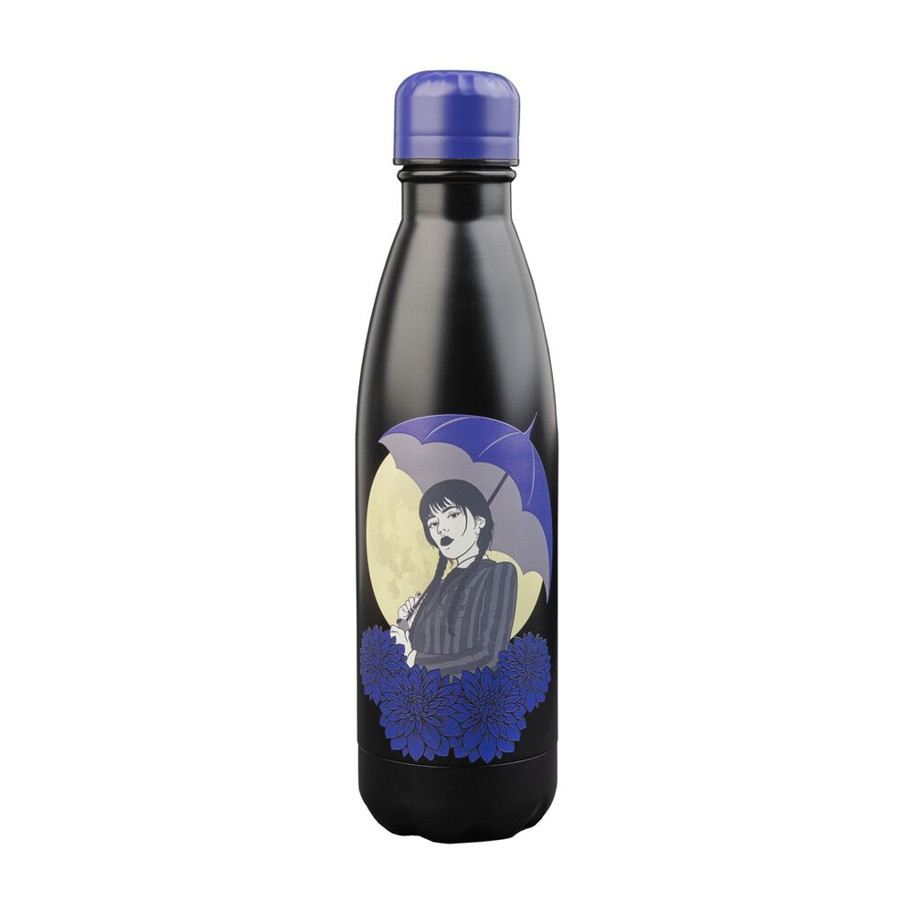 Netflix TV Wednesday Stainless Steel Bottle 500ml - Ginga Toys