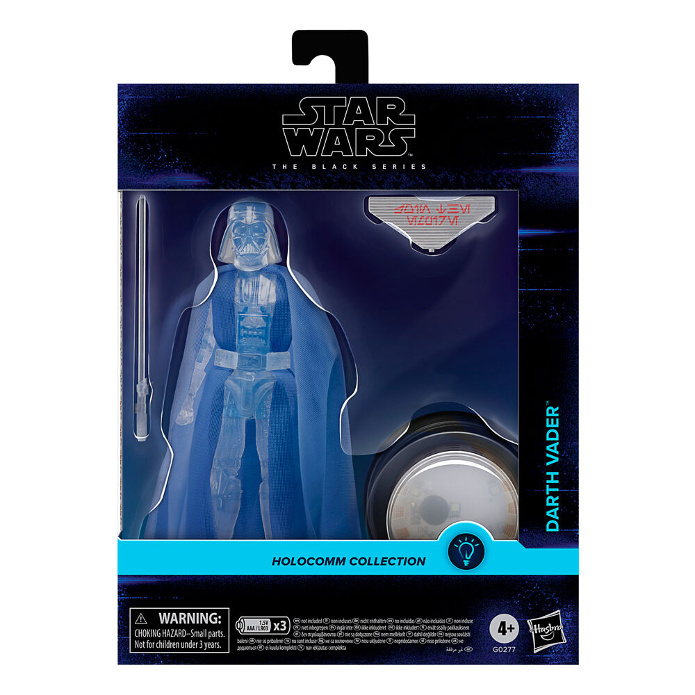 Star Wars: The Black Series Holocomm Collection Darth Vader Action Figure - Ginga Toys