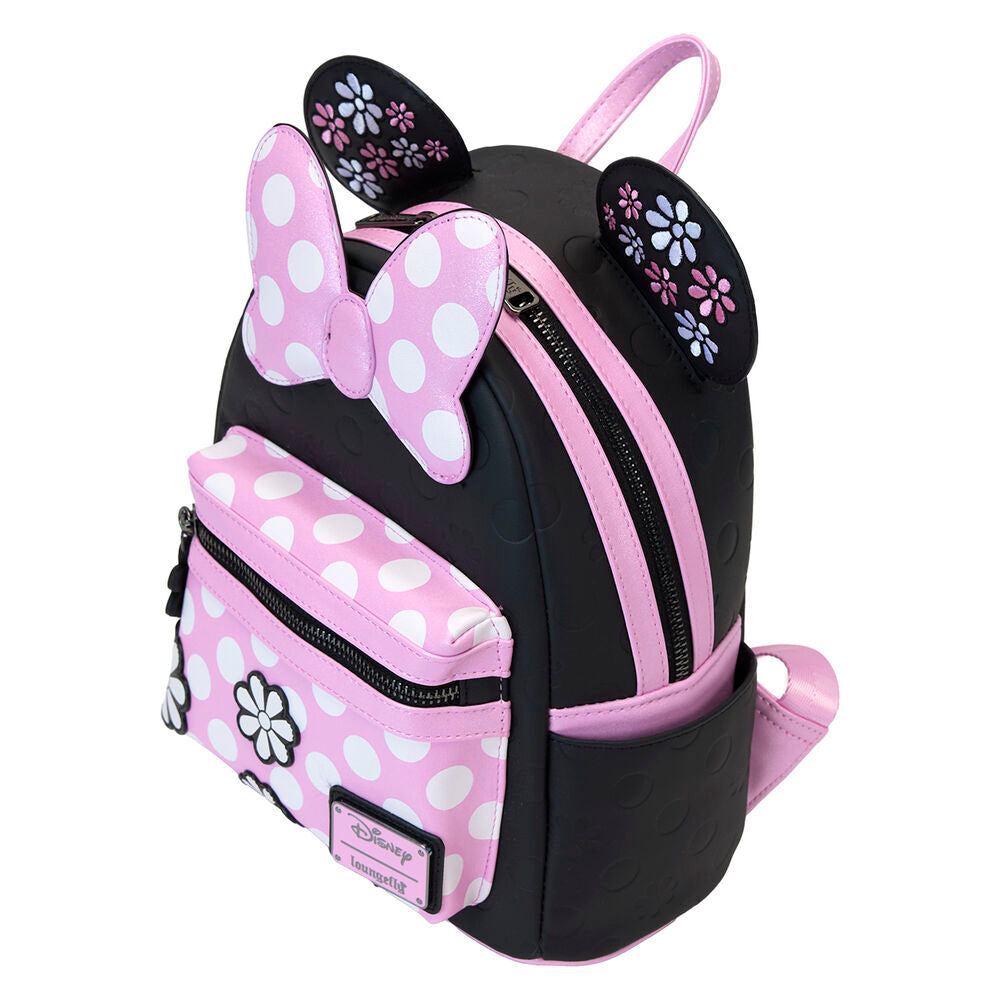 Loungefly Disney Minnie Mouse Floral Rock The Dots Mini Backpack - Ginga Toys