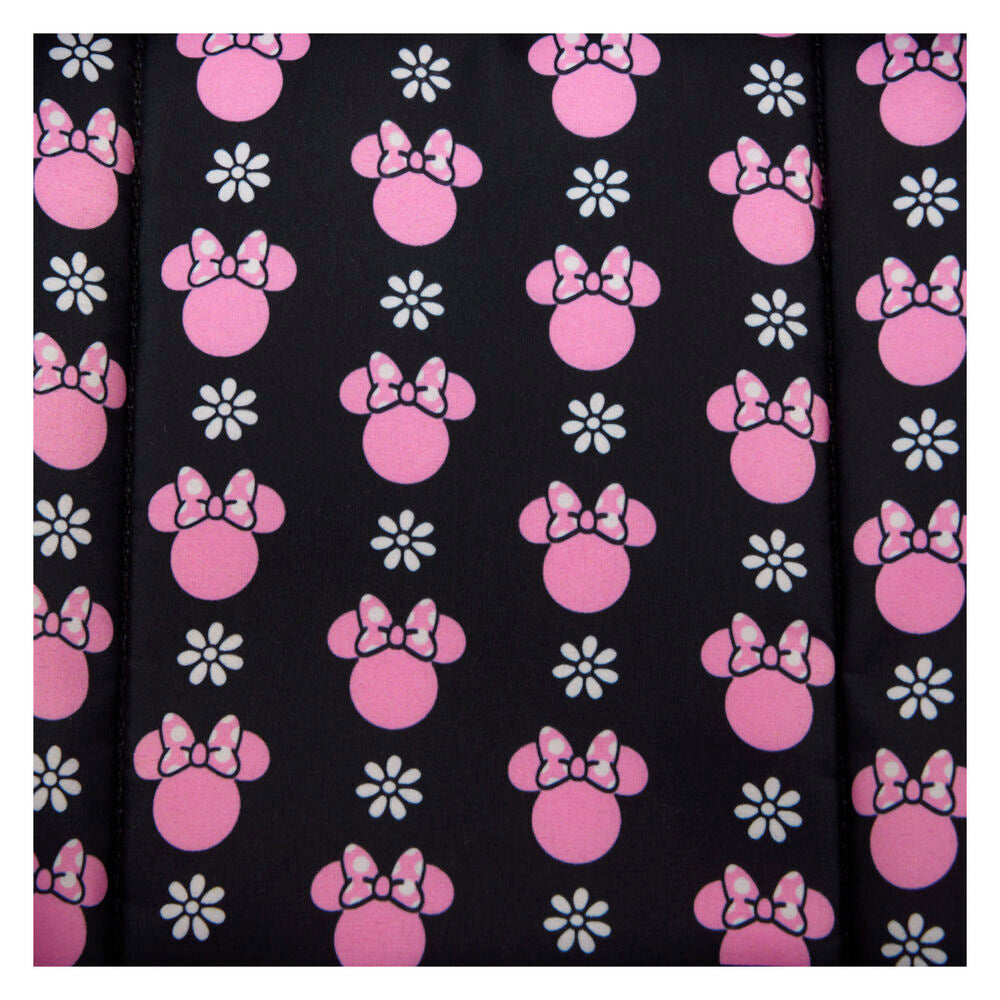 Loungefly Disney Minnie Mouse Floral Rock The Dots Nylon Full-Size Backpack - Ginga Toys