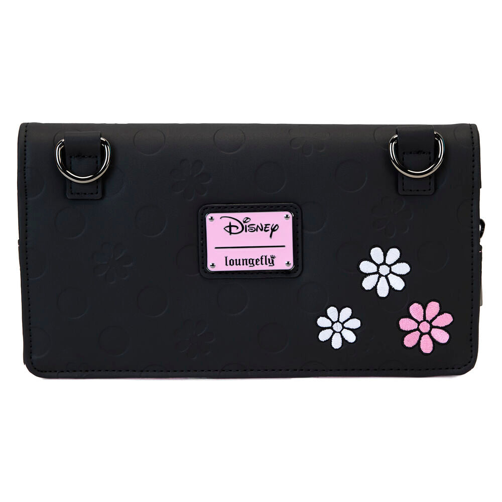 Loungefly Disney Minnie Mouse Floral Rock The Dots Clutch Crossbody Bag - Ginga Toys