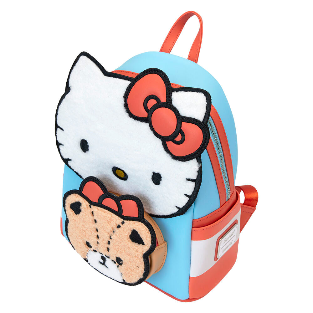 Loungefly Sanrio Hello Kitty & Tiny Chum Bear Sherpa Mini Backpack - Ginga Toys