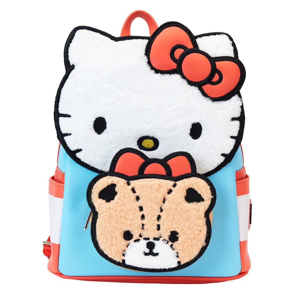 Loungefly Sanrio Hello Kitty & Tiny Chum Bear Sherpa Mini Backpack - Ginga Toys