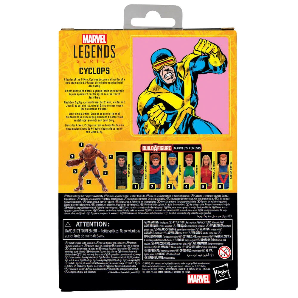 X-Men Marvel Legends Cyclops (X-Factor) Action Figure (Marvel's Nemesis BAF)