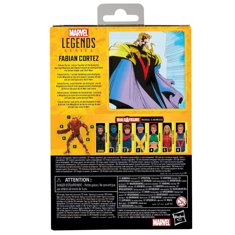 X-Men Marvel Legends Fabian Cortez Action Figure (Marvel's Nemesis BAF)