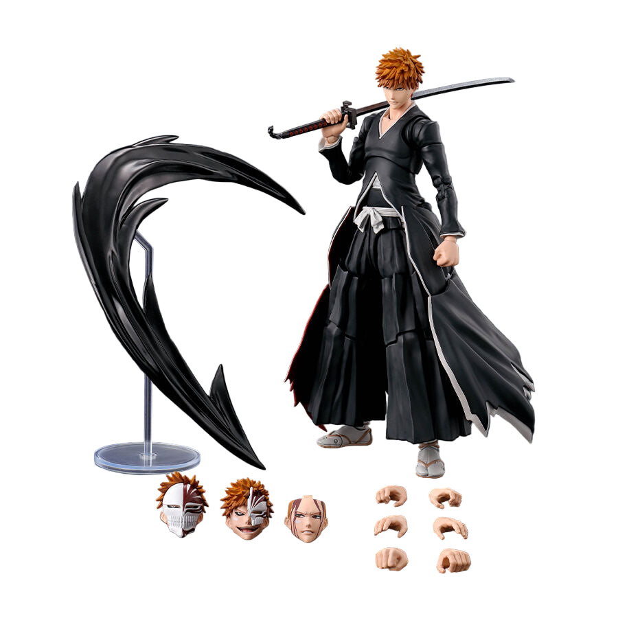 Bleach S.H.Figuarts Ichigo Kurosaki (Getsugatensho Ver.) Action Figure - Ginga Toys