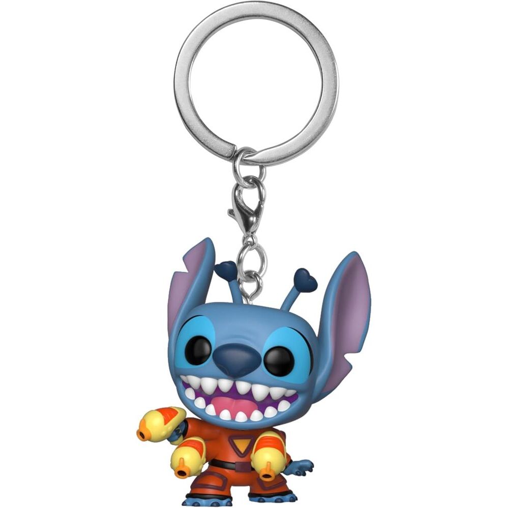 Funko Pocket Pop! Keychain Disney Lilo & Stitch - Stitch with Blaster Exclusive - Ginga Toys