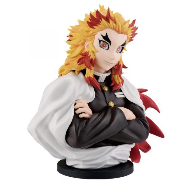 Demon Slayer: Kimetsu no Yaiba Ichibansho Kyojuro Rengoku (Set Your Heart Ablaze) Art Scale Bust - Ginga Toys