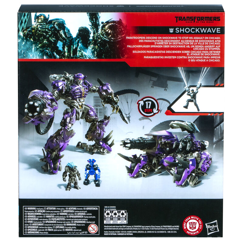 Transformers: Dark of the Moon Studio Series Leader Class Shockwave Action Figure - Ginga Toys