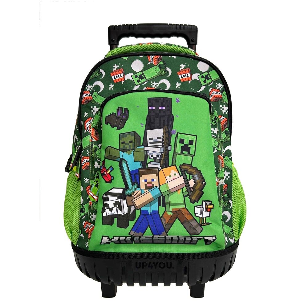Minecraft Kids Green Trolley 44cm - Ginga Toys