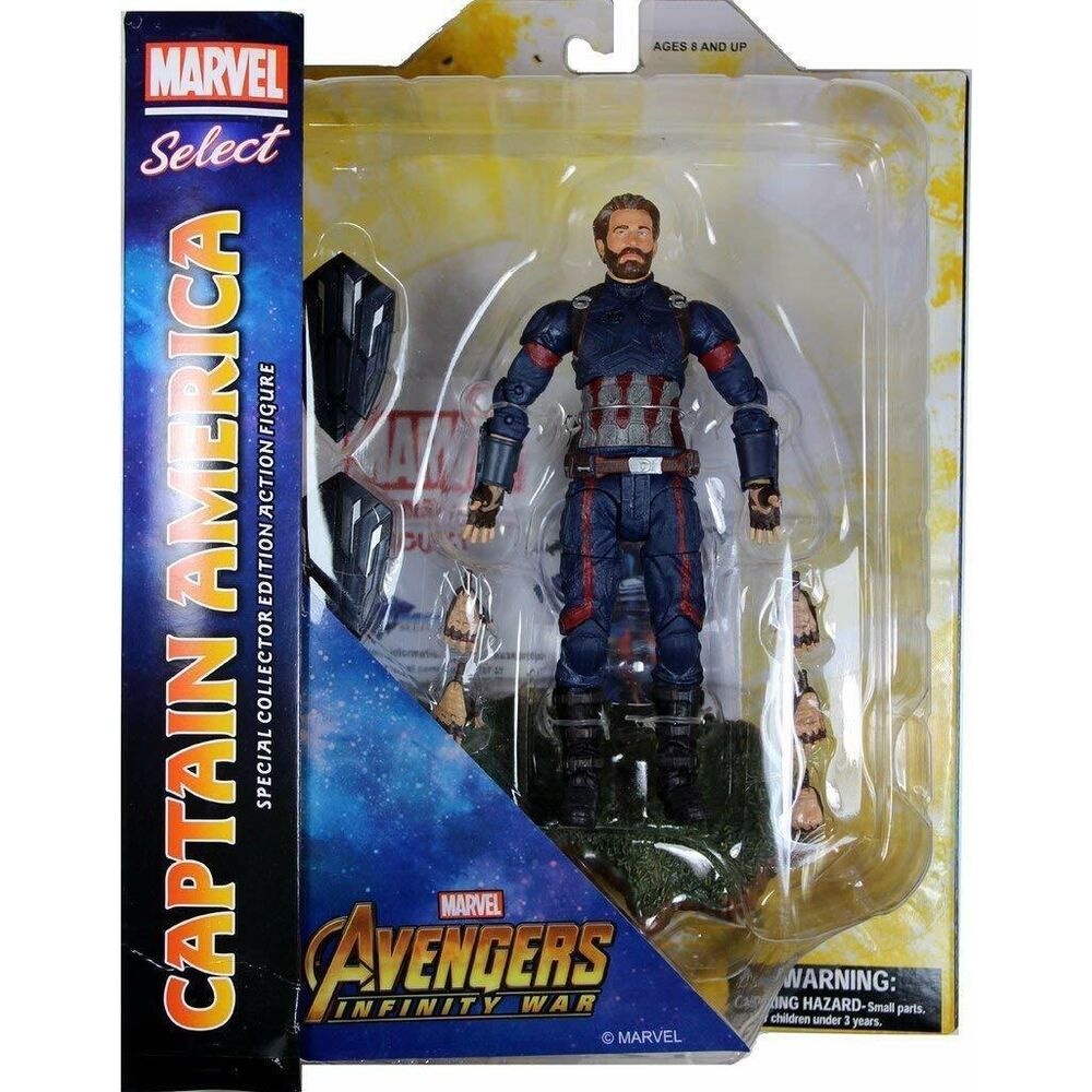 Diamond Select Marvel Select Avengers: Infinity War Captain America Action Figure 7" - Ginga Toys