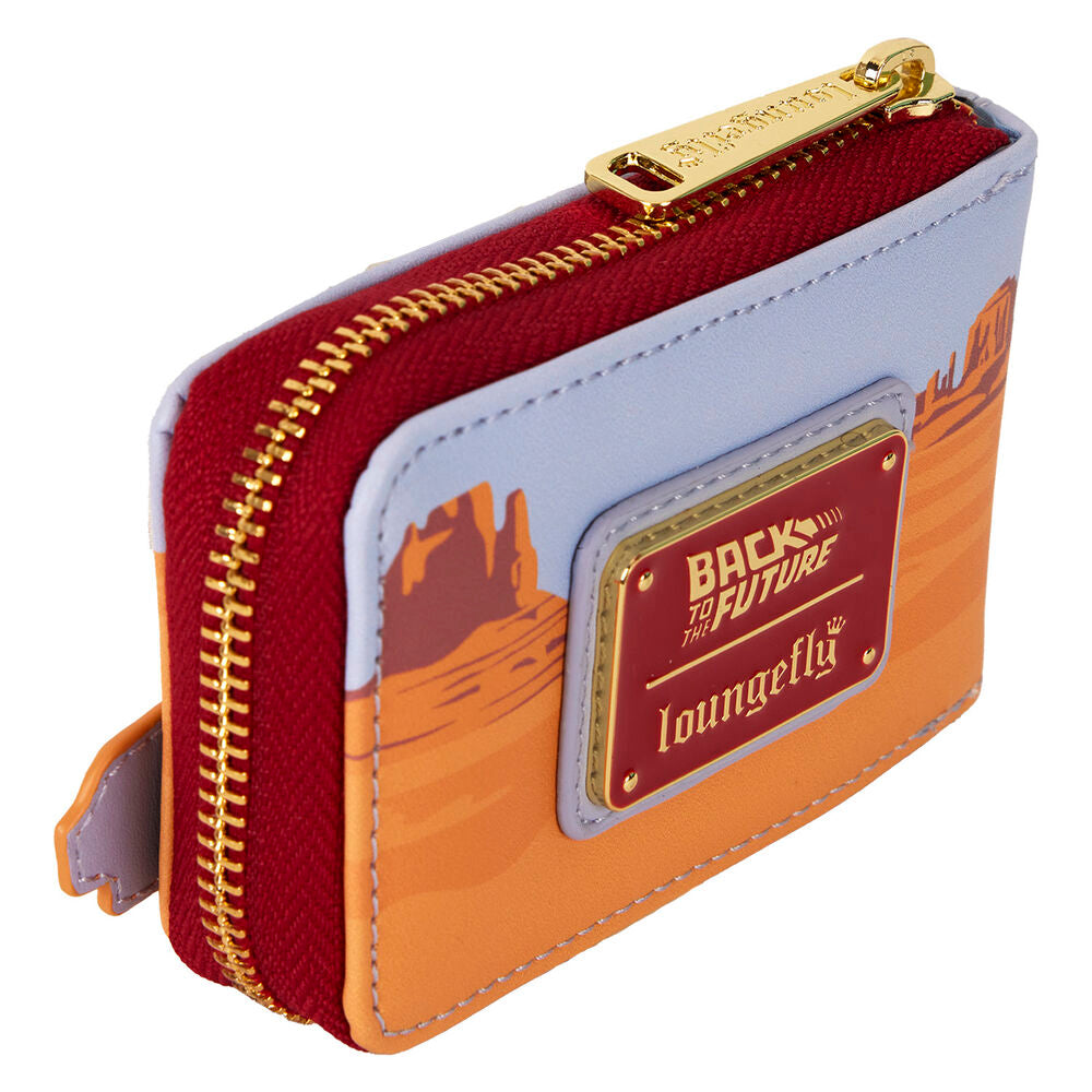 Loungefly Back To The Future 40th Anniversary Delorean Accordion Wallet - Ginga Toys
